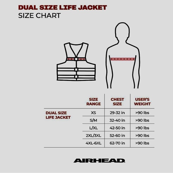 Like New Airhead Life Jackets - Picture 2 of 5